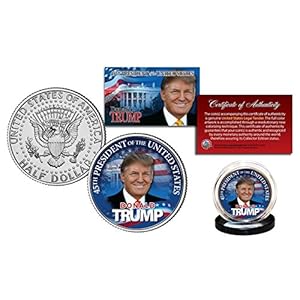 Donald Trump Official JFK Half Dollar U.S Coin w/COA – Limited Edition of 500