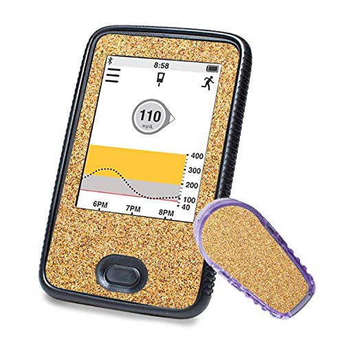 Dexcom G6 Sticker (Receiver + Transmitter) - Gold Glitter | ®