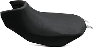 SSXPNJALQ Fit for Benelli TRK502 Schwarz Motorrad Modified höher oder niedriger 30mm Sitz Custom Vintage Hump Sattel Retr...