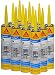 Sikaflex 1a Kit - One Component, Flexible, Non Sag, Polyurethane Concrete and Masonry Sealant for Vertical and Horizontal Surfaces, Sikaflex 1a 10 oz (Limestone, Pack of 12)
