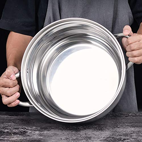 Marmite à soupe à vapeur 3 couches 30 cm en acier renforcé - 6