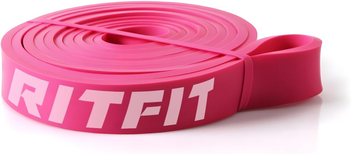 RitFit Resistance Bands - Pull up Band - Exercise Band for CrossFit - Powerlifting - Assisted Pull Ups - Stretch Mobility Exercises - Starter e-Guide INCLUDED - For Men and Women