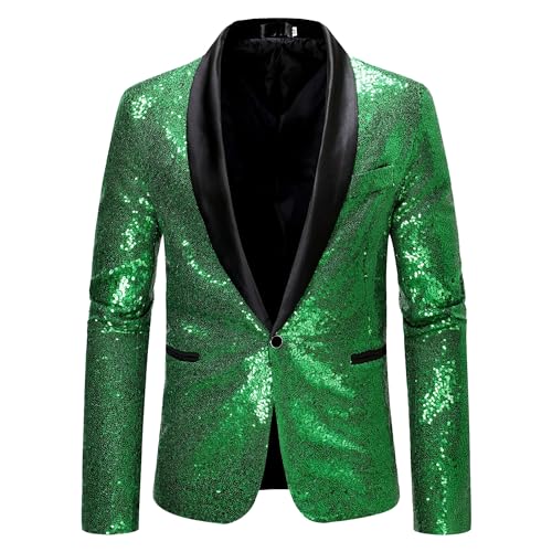 Costume brillant homme blazer de mariage haut de gamme avec paillettes