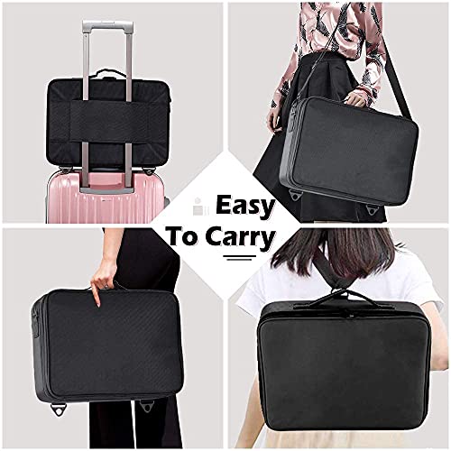 Make Up Bag, GZCZ 3 Strati di Grande Capacità