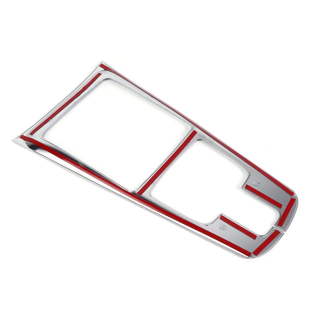 Panel decorativo para consola central de coche, embellecedor interior ABS de primera calidad, diseño de lujo brillante, accesorio de protección contra arañazos para GLB Clase B (Cromo)