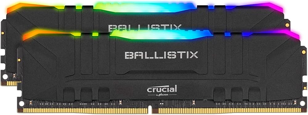 Crucial Ballistix RGB 3200 MHz DDR4 DRAM Desktop Gaming Memory Kit 32GB (16GBx2) - View 1