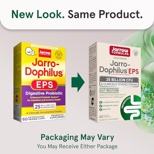 Jarrow Jarro Dophilus Probiotics - Probiotic Supplement, Gut Health, 60 Ct - image 2