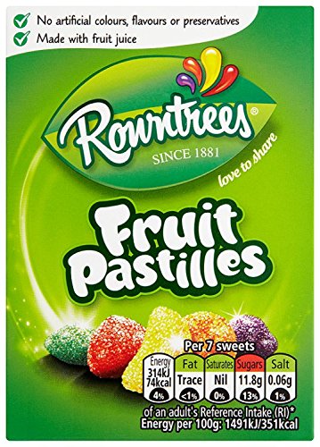 Nestle Rowntree Fruit Pastilles Box 125g