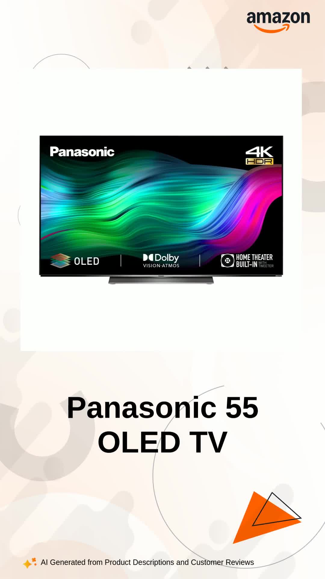 Panasonic 139 cm (55 inches) 4K Ultra HD Smart OLED TV (Black, TH