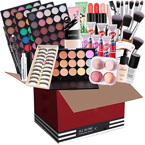 Kits de Maquillaje, Set de Cosméticos Todo en Uno, Set de Regalo de Maquillaje Kit de Inicio Completo con Sombras de Ojos, lápiz Labial, Kit de Cosméticos para Niñas Mujeres#6