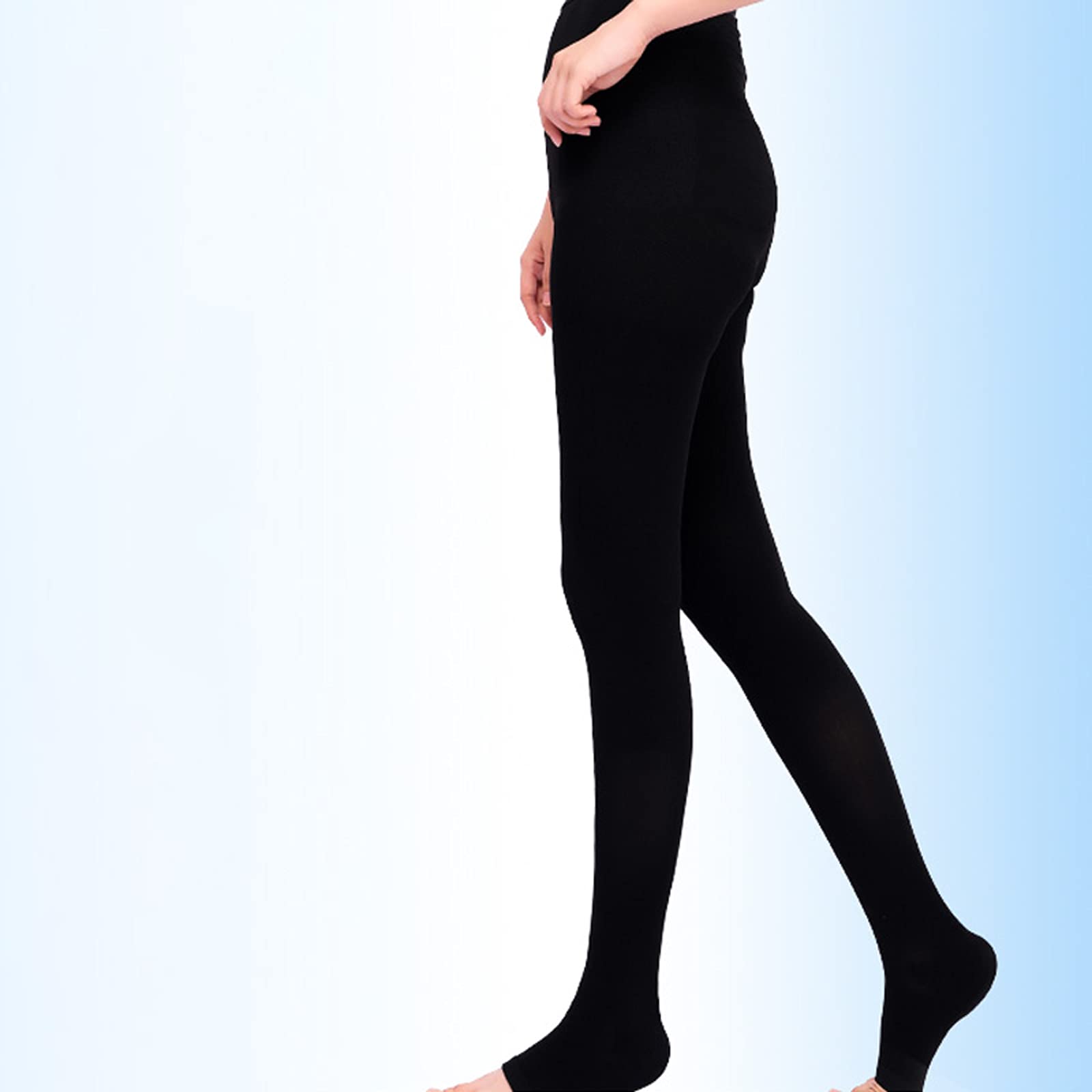 Bas pour Varices Collants médicaux à Bout Ouvert Chaussettes de Compression Anti-dérapantes et Difficiles à déformer pour soulager l'enflure de l'œdème Unisexe La Douleur,Flesh,S (Flesh XXX)