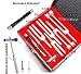 CYNAMED USA Tuning Fork Set of 6 Medical Surgical Diagnostic Instruments Plus Buck Hammer in Hard Case