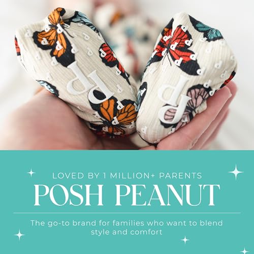 Image of Posh Peanut Convertible Baby Sleepers - Footless Baby Pajamas with 2 Way Zipper for Easy Diaper Changes