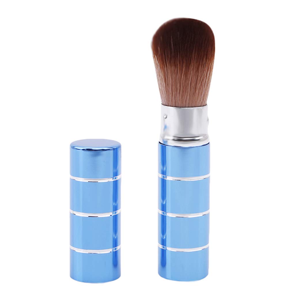 MOONRING Retractable Blush Makeup Brush Travel Powder Blush Bronzer Contouring Blending Brush,blue : Beauty & Personal Care