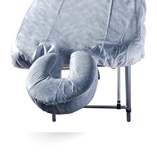 Master Massage Disposable Fitted Soft Headrest Cover for Massage Table Face Pillow Cushion 50 Pcs