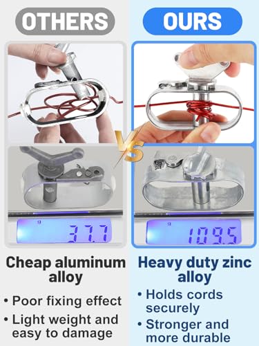 Kit para cubrir piscina con cable y trinquete 164ft miniatura 2