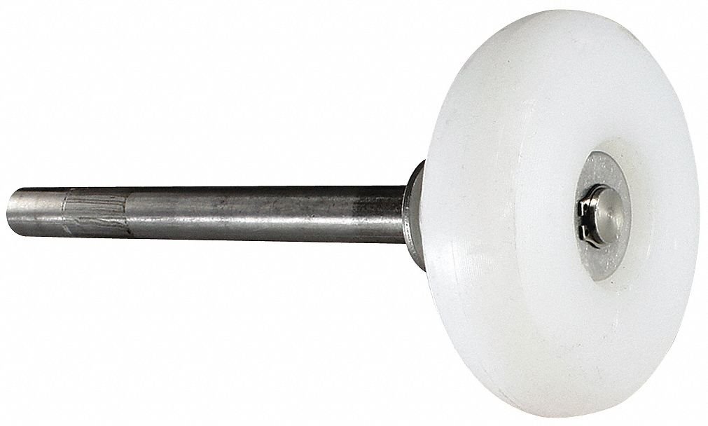 Door Roller, 4 in., Dia. 2-3/4 in., PK4