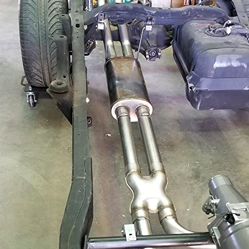 A-KARCK Straight Exhaust Pipe 2\" OD 2 Pack, Stainless Steel 48\" Long Mandrel Exhaust Tube, Custom Your Own Exhaust System - Thumbnail 6