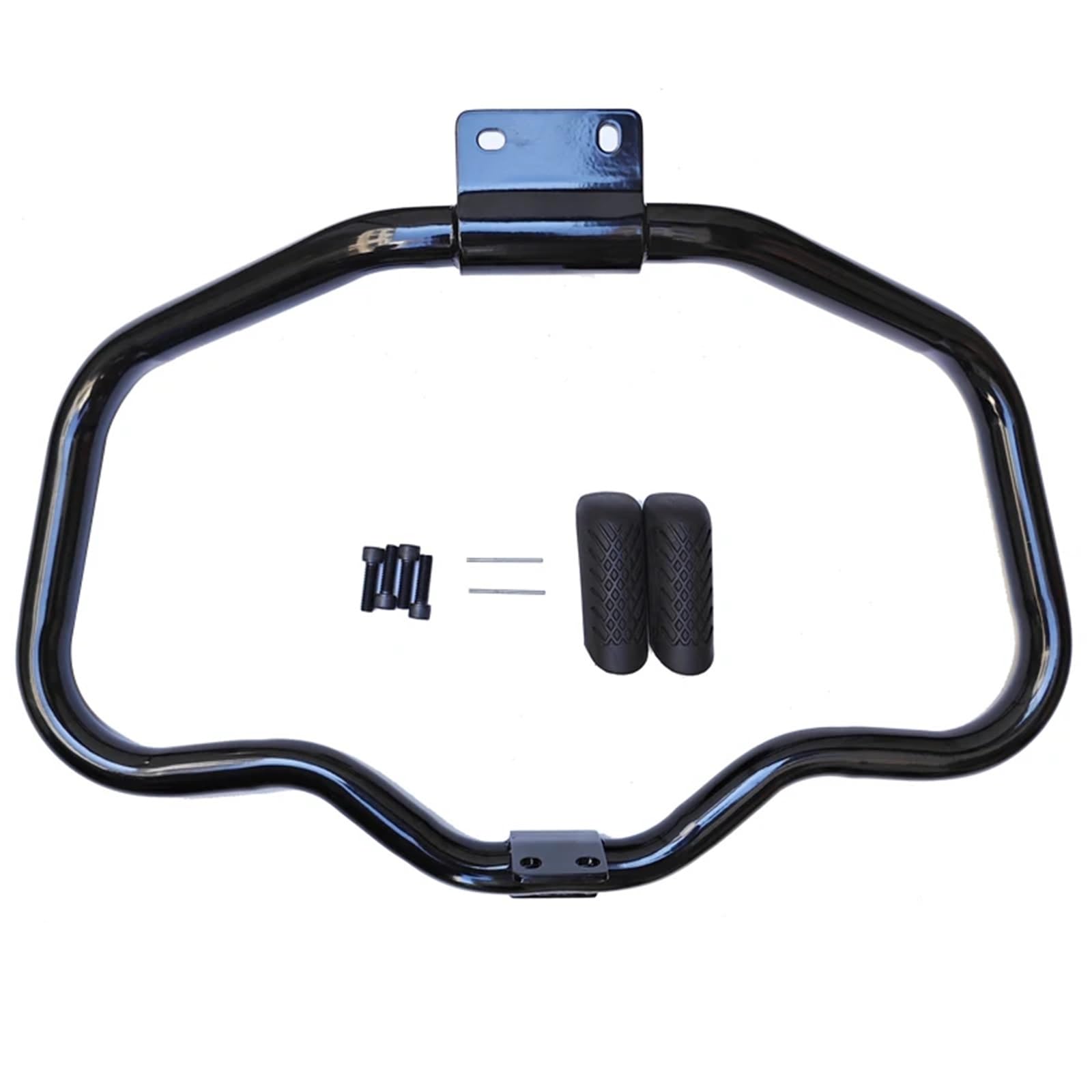 Telaio del corpo Kit Protezione motore anteriore nera lucida Highway Crash Bar adatta per Harley Sportster 883 1200 XL XR 48 72 04-20