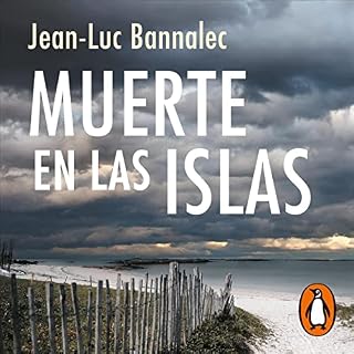 Diseño de la portada del título Muerte en las islas