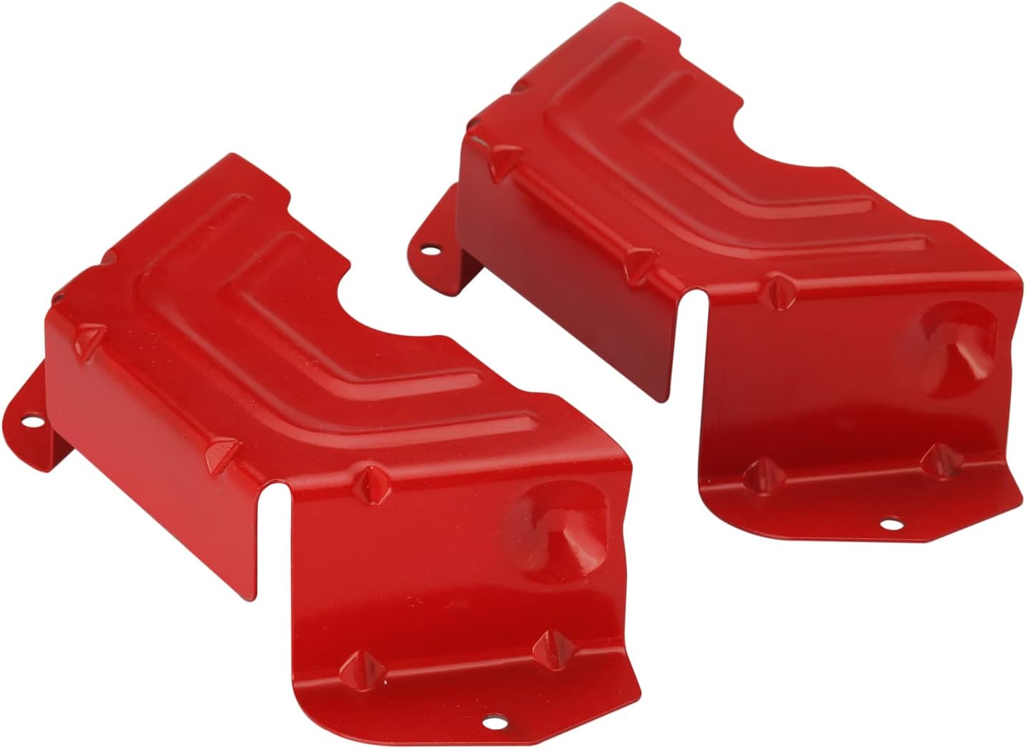 783-06424A-0638 Cover-Belt Deck Pair Compatible with MTD 42 46 Deck Spindle Pulley Belt Guard Cover 2pack (Red)