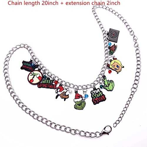 DreamWater Classic Christmas Charm Necklace2