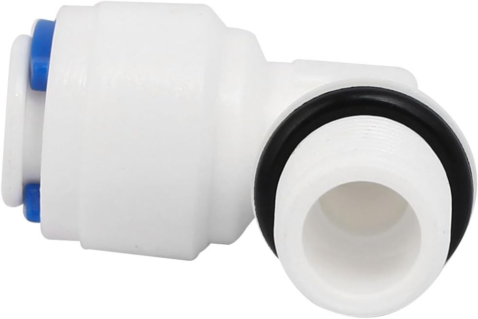 Aexit M10 to 1/4-inch Tube Elbow Quick Connector 10pcs for RO Water Filter Fitting (ab701f58c6c006d7544db3c6e35e5f7b)