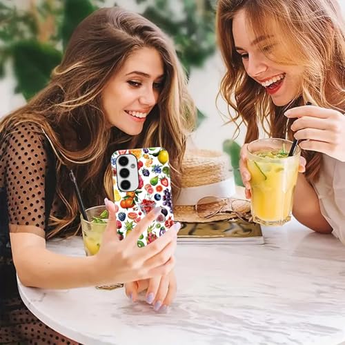 Coque Samsung Galaxy A16 5G fruits d'été antichoc double couche 6,7 pouces
