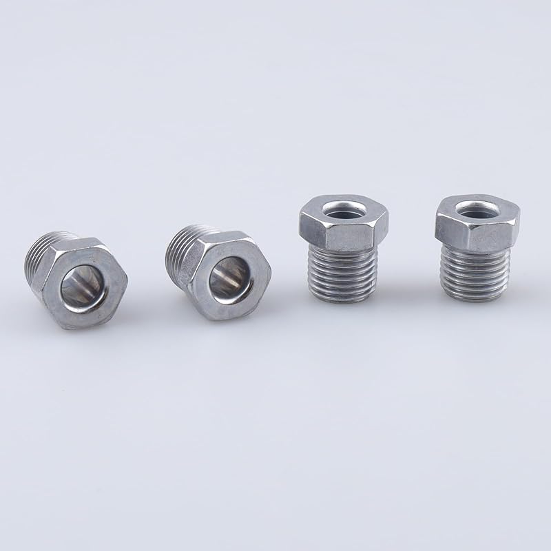 Porcas para tubo de freio AC PERFORMANCE 1/2-20 para tubo de 1/4" – Pacote com 4 unidades