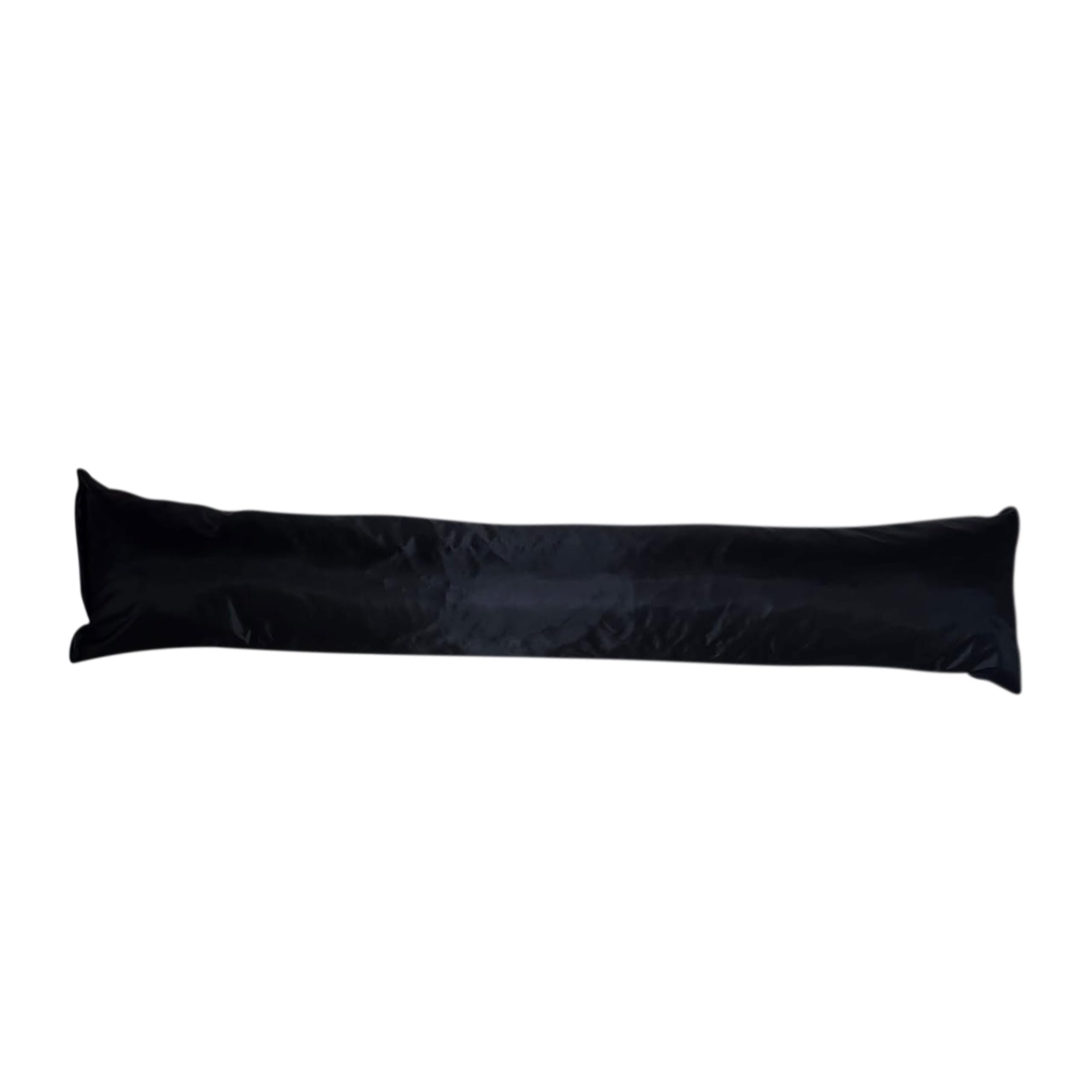 Grizzly Foam Waterproof Decorative Draught Excluder, Draft Insulator, Door Sausage, Energy Saver, wind stopper Cushion Ask for Customized Size (Black, 90x20)