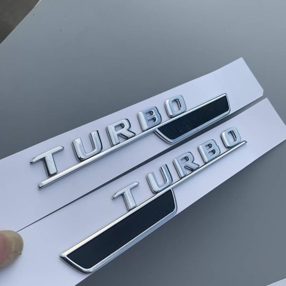 Photo 1 of Upgrade Your Ride with 2-Pack Chrome ABS Door Emblems - Exact Fit for German Luxury Brand Cars - Sporty DIY Decals for Scratch Covering & Car Exterior Modification (Silvery +)