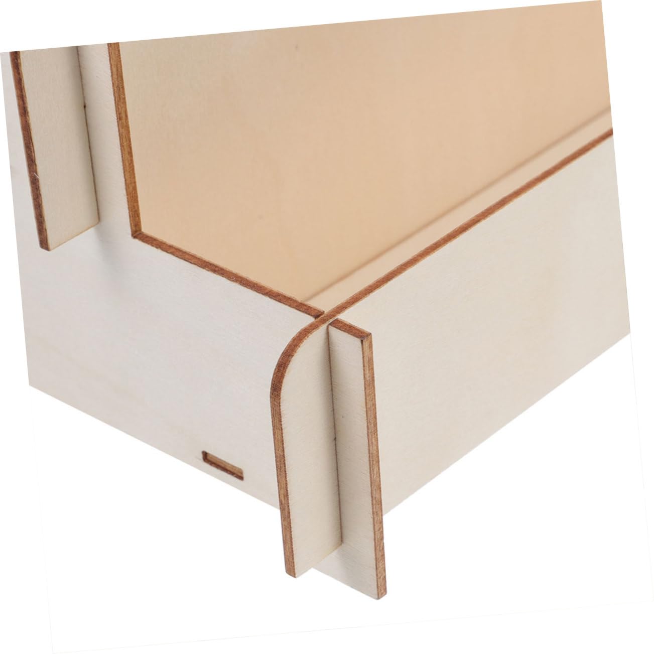 Présentoir de Cartes de Visite Design Multifonctionnel et Élégant 2pcs en Bois Structure en Escalier pour Table et Vitrine