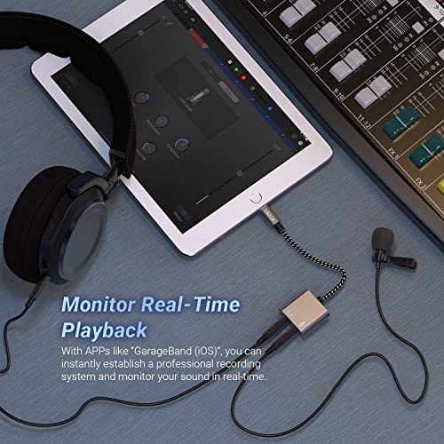 Adaptateur Lightning vers Micro TRS avec Splitter Audio Casque iPhone