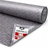 STONE Abdeckvlies 1 m x 50 m Rolle – 180 g/m² Profi Malervlies mit rutschhemmender Folie für Malerarbeiten, Renovierung, Umzug & Bodenschutz – saugstark, reißfest & wiederverwendbar