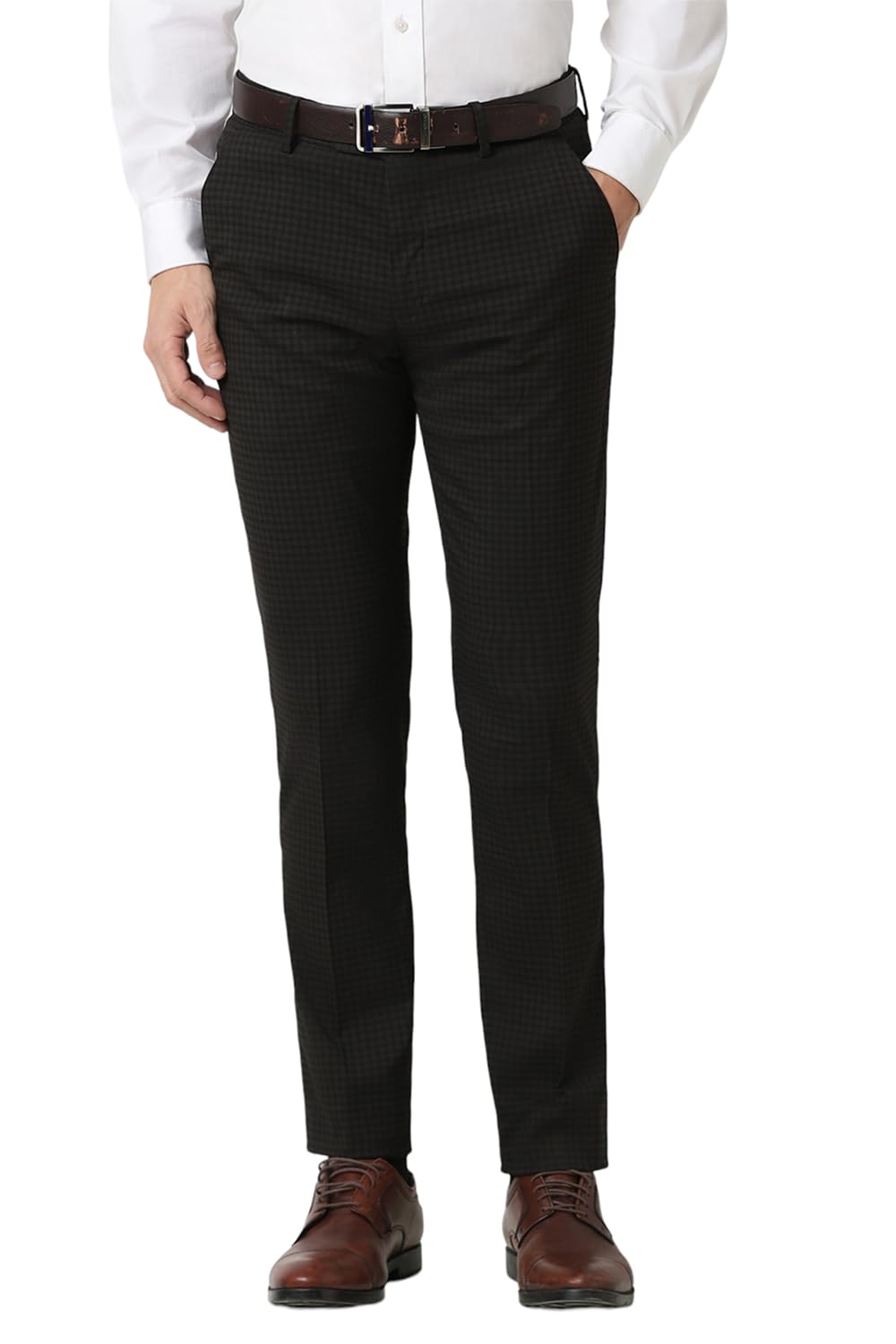 Men's Regular Fit Mid Rise Pants-image-41