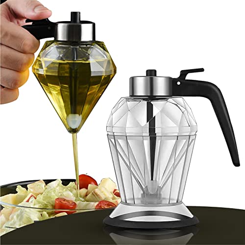 SXCSKJ Olivenölspender, Flasche, auslaufsicherer Gewürzbehälter für Küche, Kochen, Backen, Braten, rutschfester Griff für Küche, Kochen, Ölflaschen für Küche Cover