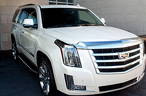 Auto Ventshade [Avs] Hood/Bug Shield | 2004 - 2008 Ford F-150 (Behind Grille), 2006 - 2008 Lincoln Mark Lt (Behind Grille), Medium Profile - Chrome, 1 Pc. | 680033 #TOP6