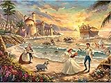 Ceaco - Thomas Kinkade - Celebration of Love - The Little Mermaid - 750 Piece Jigsaw Puzzle