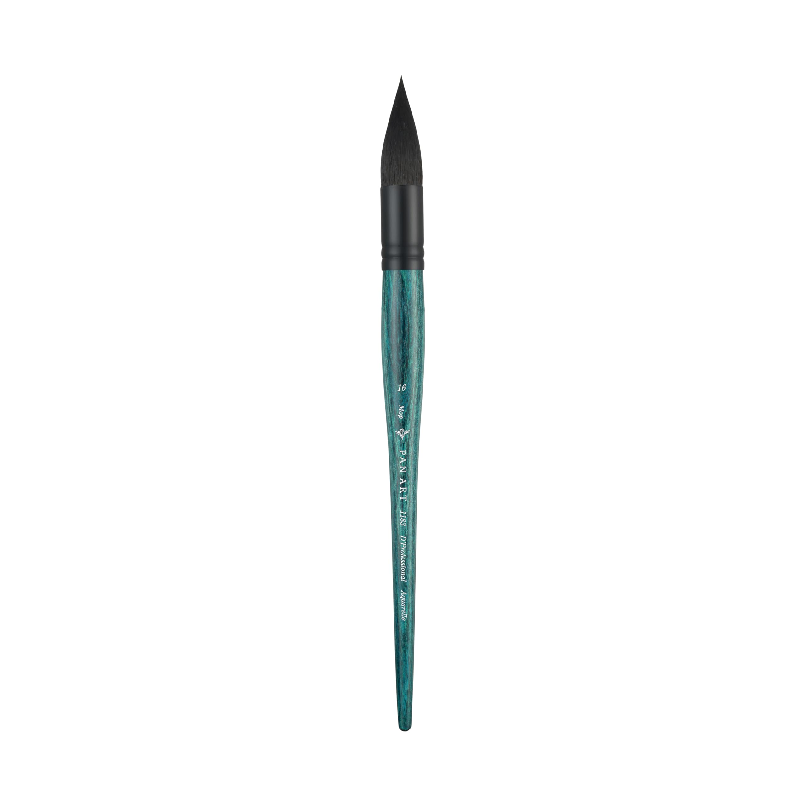 Pan Art Synthetic Fibre Mop No. 16 – Detail & Wash Brush for Watercolour & Gouache – Premium Brush for Artists Paintbrush for Fine Art, Craft & Illustration – 1 Unit
