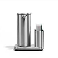 Vista 6 de simplehuman Bomba de sensor recargable automática sin contacto de 9 oz, latón, acero inoxidable