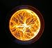 BetterJonny - 6" Plasma Plate Lumin Disk Light Show Party Home Decor Respond to Music or Touch (Sunburst)