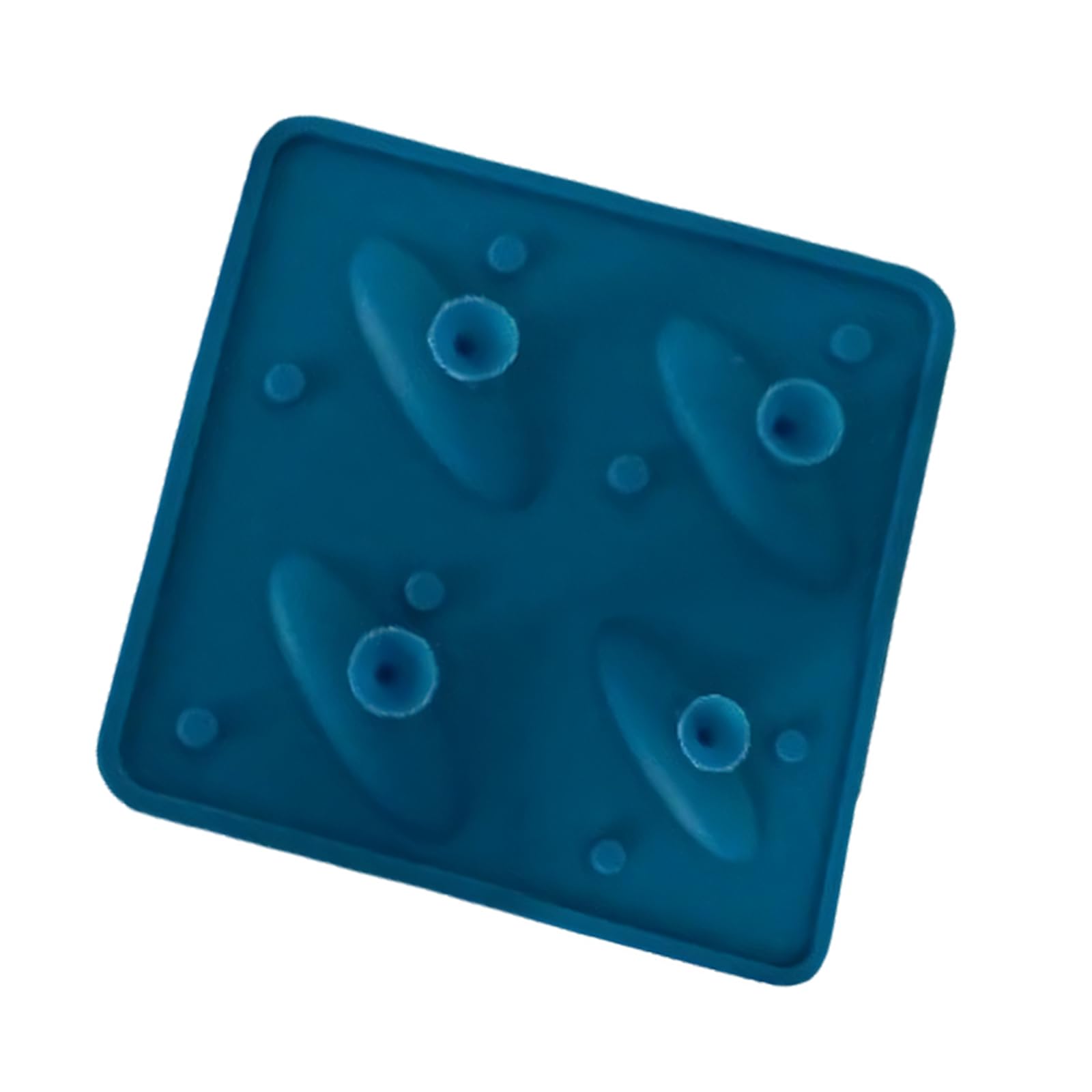 MALSSE Dishwasher Safe Animal Shape Silicone Ice Mold 4 Cavity Easy Release Chocolate Baking Essential Animal Ice Cubes Mold