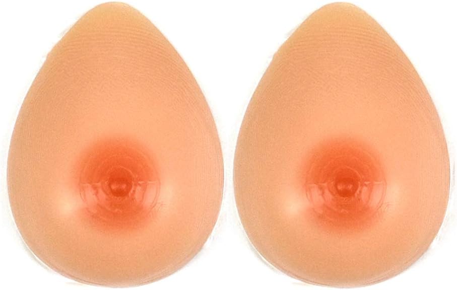 Janet's Girls Silicone Breast Forms Narrow Prosthesis Mastectomy Crossdressers, Pair