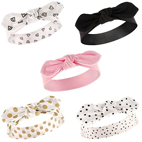 Image of Hudson Baby Infant Girl Cotton Headbands