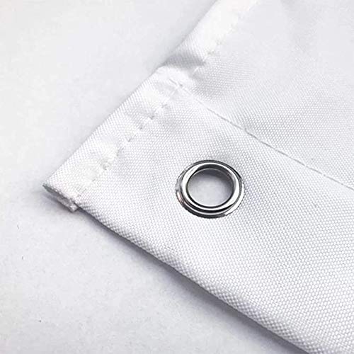 LALILO Sea Star - Beach Decorative small Curtain with 12 Hooks, Coastal who Repeat the Pattern Navy Blue Blue and No Chemical she, Durable Polyester Waterproof 72 W X 78 L - Image 5