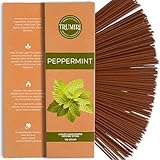 Peppermint Incense Sticks - Pack of 100 Inscents-Sticks - Inciensos Aromaticos Made with Natural Essential Oil - Scented Insence Non Toxic Insense Incents
