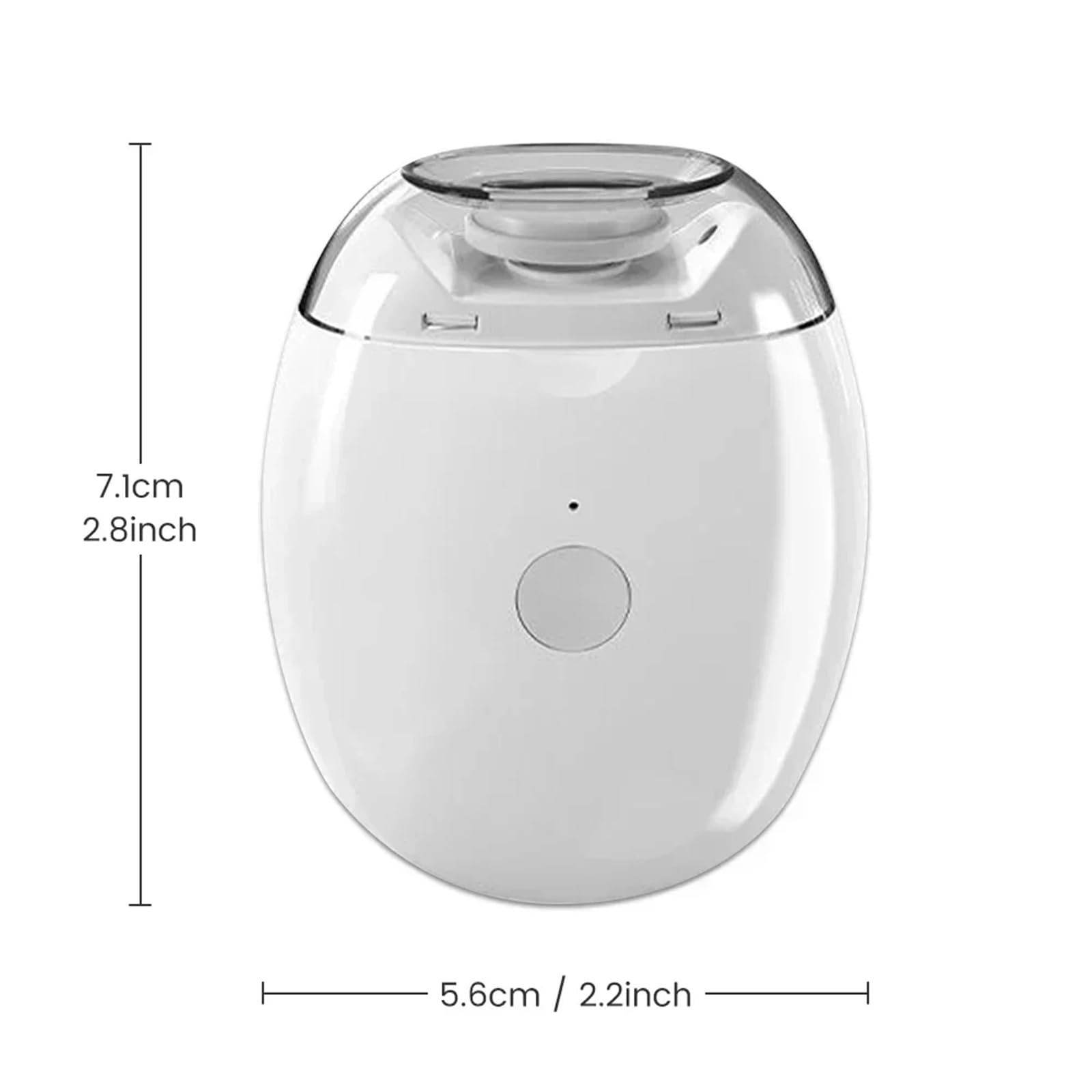 Smerigliatrice elettrica for unghie 2 in 1 con lucidatrice automatica a luce LED for manicure da viaggio a casa
