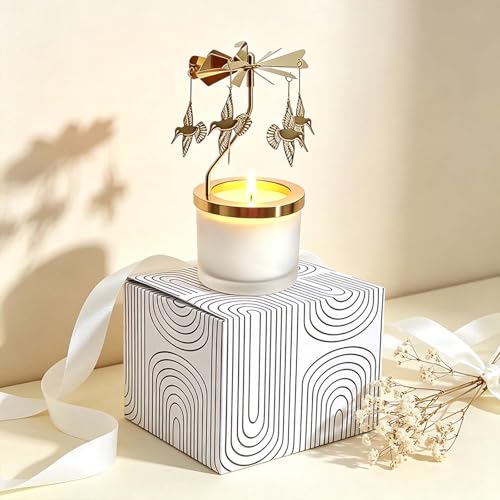 Lavender Scented Candle Carousel Rotary Holder - image 6