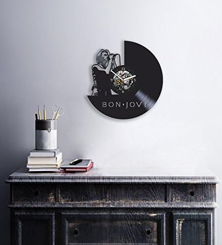 Vinyl Record Wall Clock 12 Inch Jon B. Jovi Rock Singer Gift