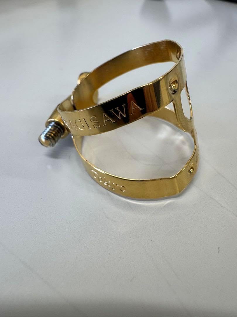 ヤナギサワ　魔法のリガチャー GP ゴールドプレート　アルトサックス用 ヤナギサワ 魔法のリガチャー GP ゴールドプレート アルトサックス用